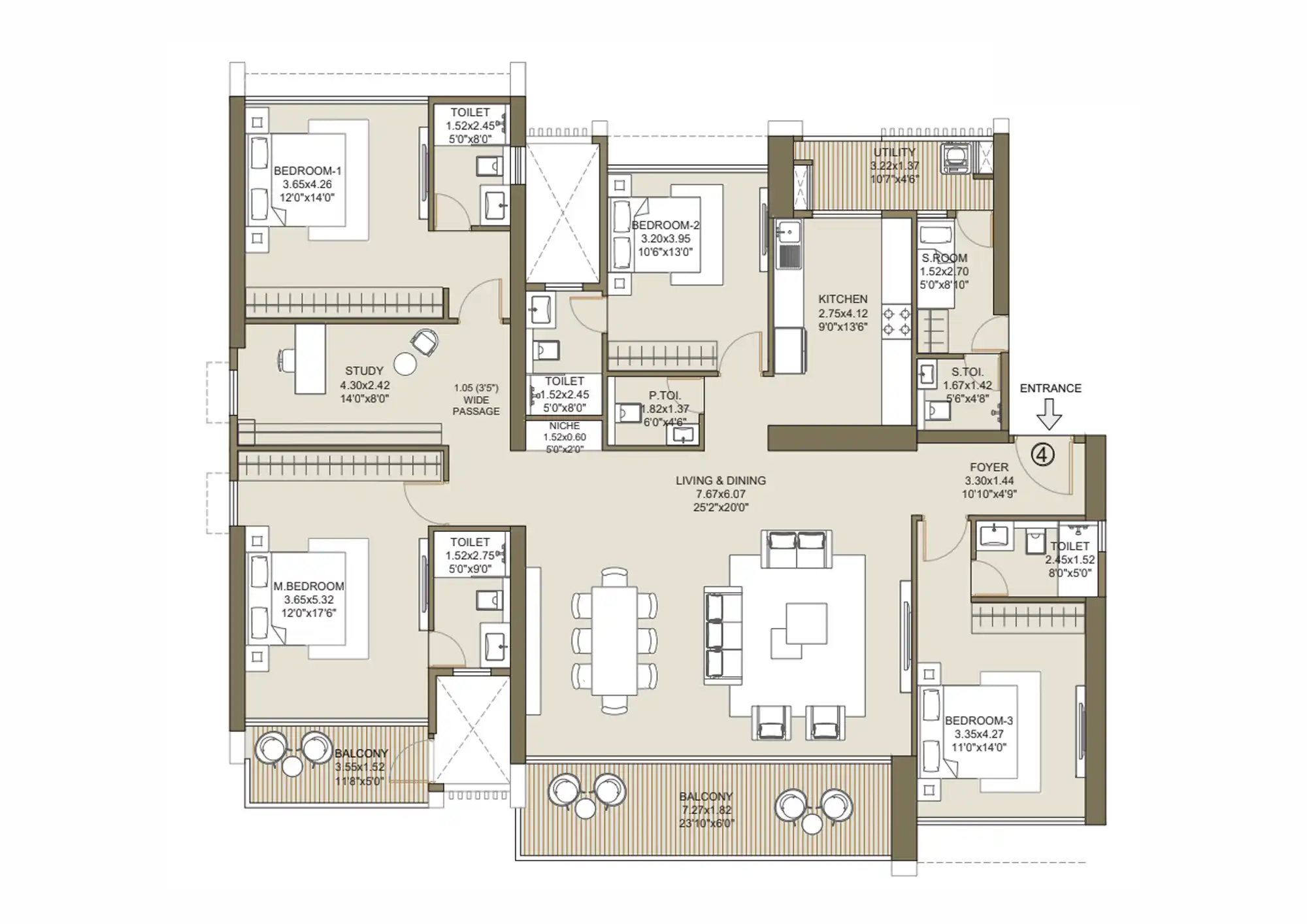 4.5 BHK